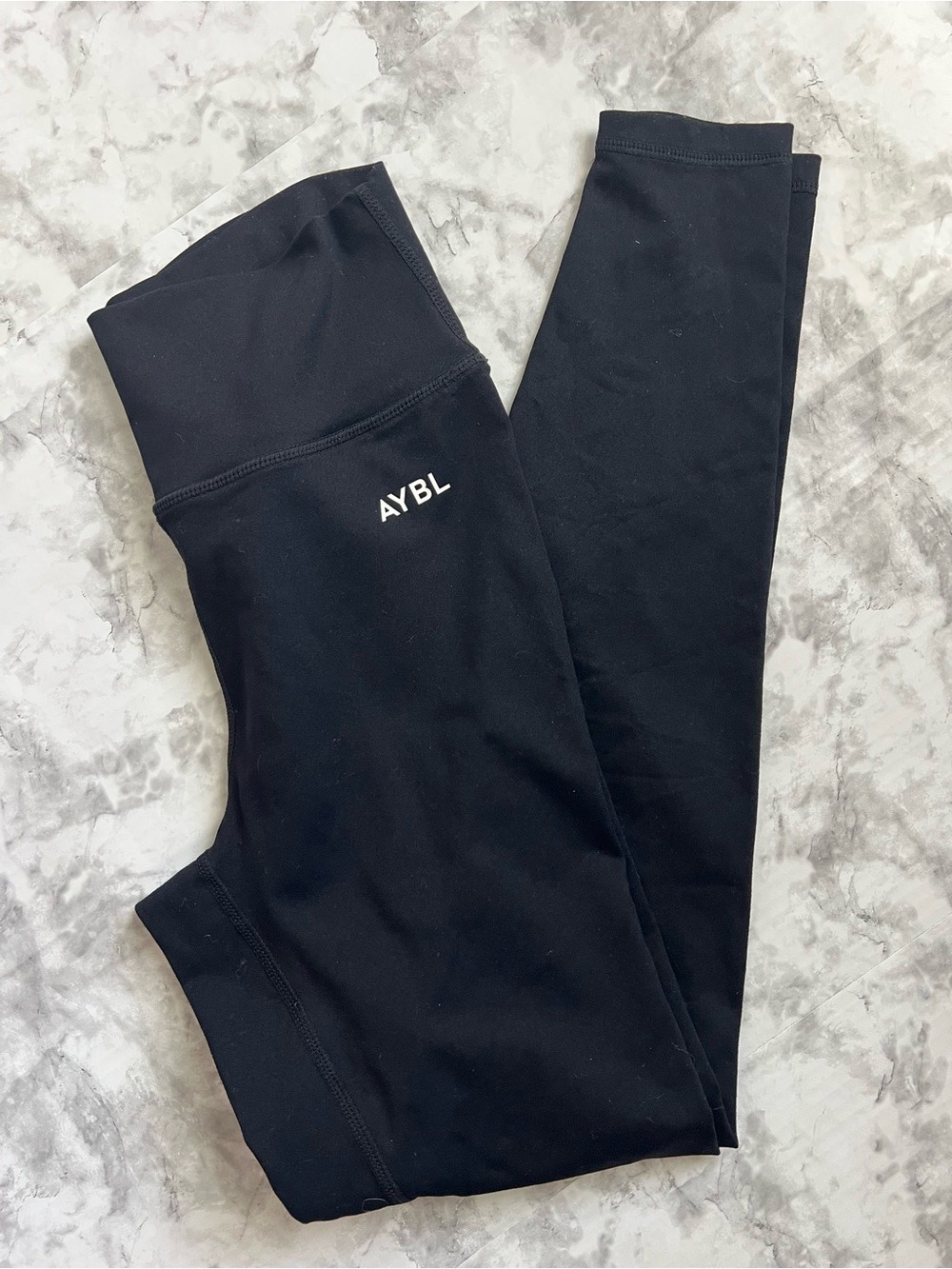 AYBL Black High-Rise Performance Leggings